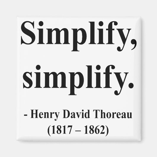 Aimant Citation Thoreau 1a (Devant)