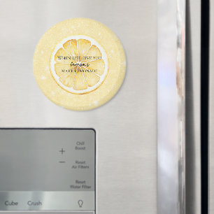Aimant Citation Vie Blanche Vous Donne Des Citrons Paille