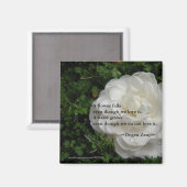 Aimant Citation Zen/Camellia Tombée (Recto/Verso)