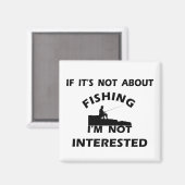 Aimant citations amusantes sur la pêche (Recto/Verso)