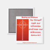 Aimant Citations bibliques (Recto/Verso)