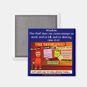 Aimant Citations bibliques (Recto/Verso)