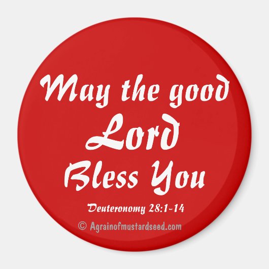 Aimant Citations bibliques (Devant)