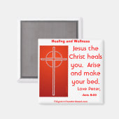 Aimant Citations chrétiennes (Recto/Verso)