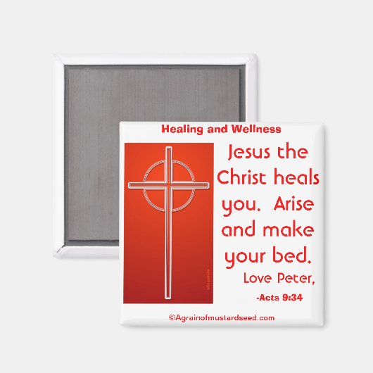 Aimant Citations chrétiennes (Recto/Verso)