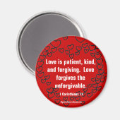 Aimant Citations chrétiennes inspirantes (Recto/Verso)