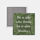 Aimant Citations de bouddha inspirantes Magnet-1 (Recto/Verso)
