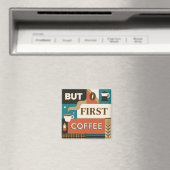 Aimant Citations de café coloré (In Situ (Lave-vaisselle))