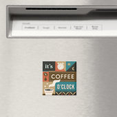 Aimant Citations de café coloré (In Situ (Lave-vaisselle))