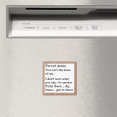 Aimant Citations de furet drôle (In Situ (Lave-vaisselle))