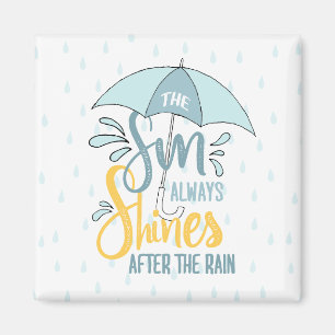 Aimant Citations de pluie Sun Citations de résultats posi