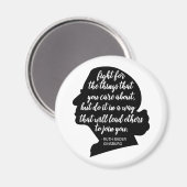 Aimant Citations de RBG, citations de Ginsburg, Ruth Bade (Recto/Verso)