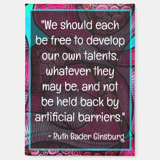 Aimant Citations de Ruth Bader Ginsburg RBG Sagesse Micro