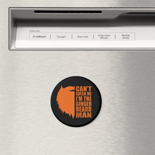 Aimant citations drôles de ginger bebe man (In Situ (Lave-vaisselle))