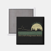 Aimant citations drôles pour les amateurs de pêche (Recto/Verso)