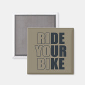 Aimant citations inspirantes à vélo (Recto/Verso)
