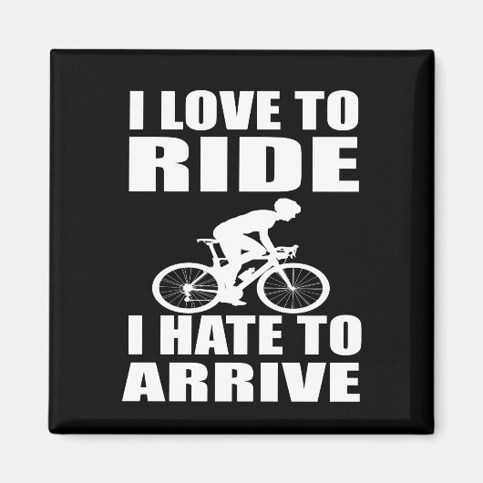 Aimant citations inspirantes à vélo (Devant)