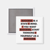 Aimant citations motivationnelles pour la réussite (Recto/Verso)