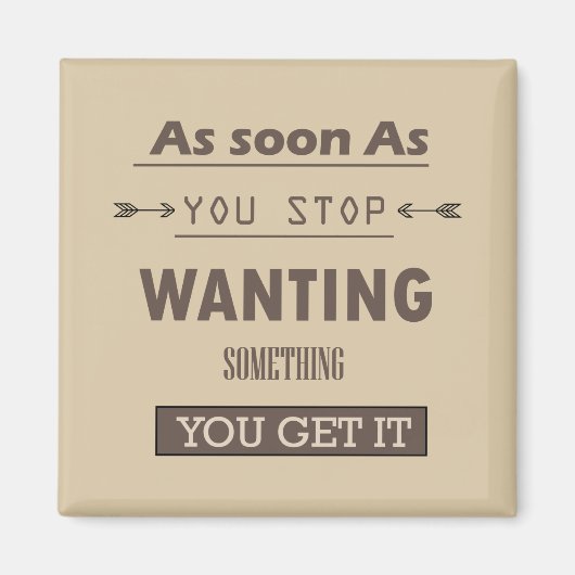 Aimant citations motivationnelles sur la vie (Devant)