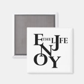 Aimant citations motivationnelles sur la vie (Recto/Verso)