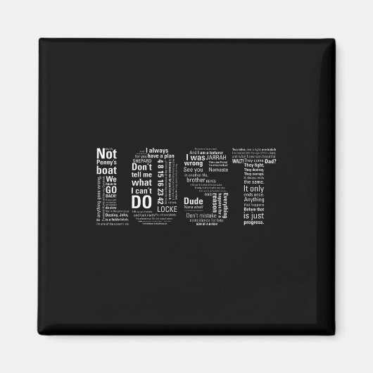 Aimant Citations perdues Clic Drame Série télévisée Sci-F (Devant)