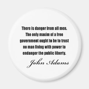 Aimant Citations politiques par John Adams