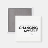 Aimant CITATIONS : Rumi : Me changer (Recto/Verso)