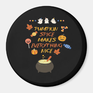 Aimant Citations vintages de Citrouille Halloween Classiq