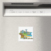 Aimant Cité célèbre de Rio de Janeiro, Brésil (In Situ (Lave-vaisselle))