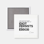 Aimant CITES : Cicéron : Faites des erreurs (Recto/Verso)