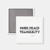 Aimant CITES : Dalaï Lama - La paix intérieure est la clé (Recto/Verso)