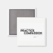 Aimant CITES : Dalaï Lama - Pratiquer la compassion (Recto/Verso)