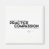 Aimant CITES : Dalaï Lama - Pratiquer la compassion (Devant)