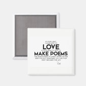 Aimant CITES : Rumi : Apprenez à aimer (Recto/Verso)
