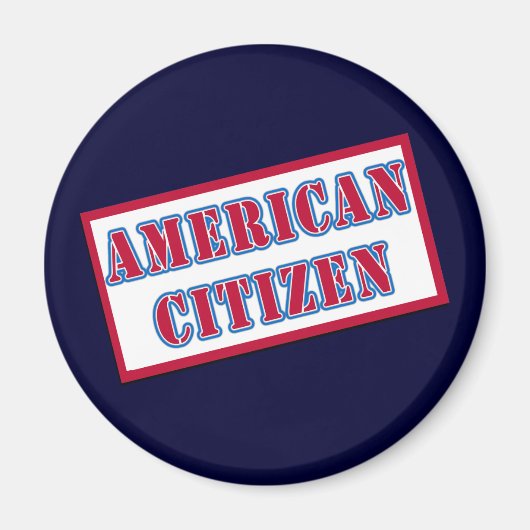 Aimant citoyen américain (Devant)