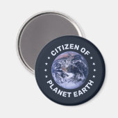 Aimant Citoyen de la planète Terre (Recto/Verso)