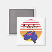 Aimant Citoyenneté australienne (Recto/Verso)