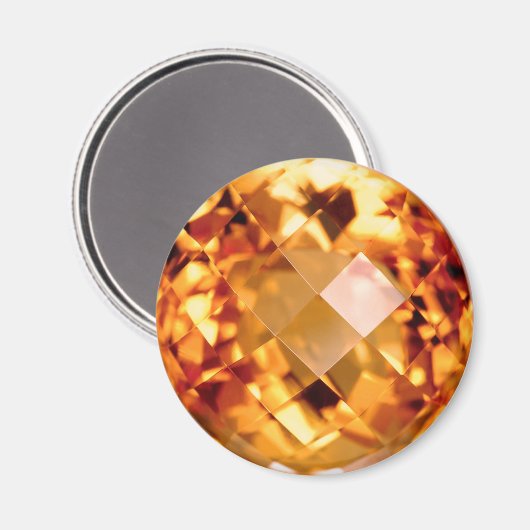 Aimant Citrine orange (Recto/Verso)