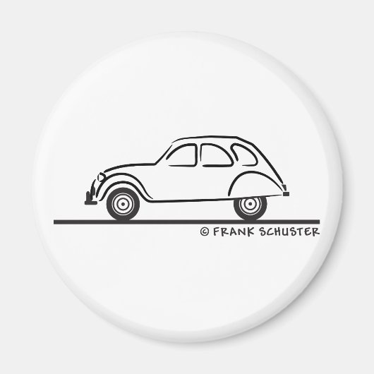 Aimant Citroen 2CV (Devant)