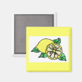 Aimant citron (Recto/Verso)