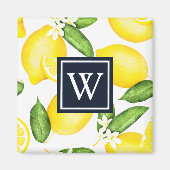 Aimant Citron botanique Monogram (Devant)