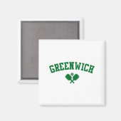 Aimant citron de Greenwich vert (Recto/Verso)