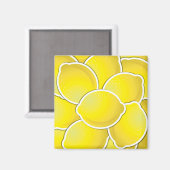 Aimant Citron funky (Recto/Verso)