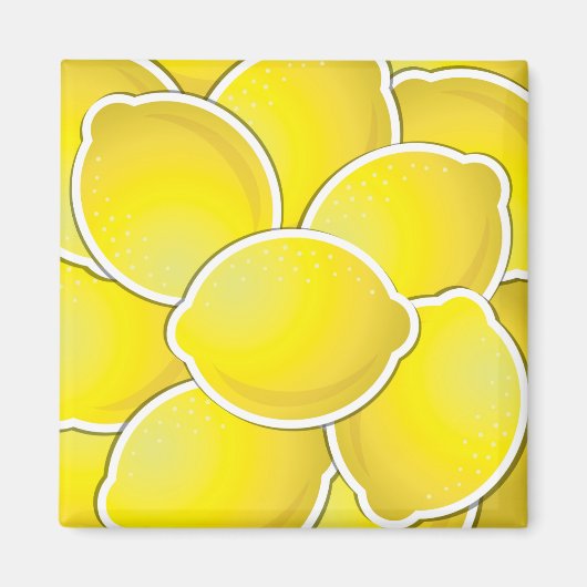 Aimant Citron funky (Devant)