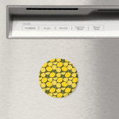Aimant Citron Jaune Moderne Amusant mignon (In Situ (Lave-vaisselle))