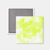 Aimant "Citron meringue" Art géométrique (Recto/Verso)