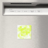 Aimant "Citron meringue" Art géométrique (In Situ (Lave-vaisselle))