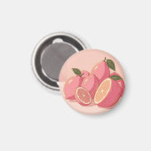 Aimant Citron Rose Moderne Féminin (Recto/Verso)