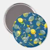 Aimant citrons aquarelle 29 (Recto/Verso)