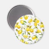 Aimant Citrons aquarelle 5 (Recto/Verso)